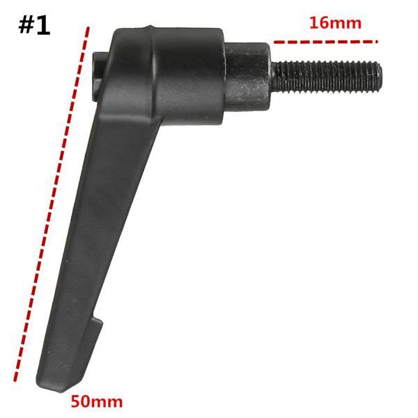 Zinc Alloy M5 16-32mm Male Thread Adjustable Clamp Handle Tool - MRSLM