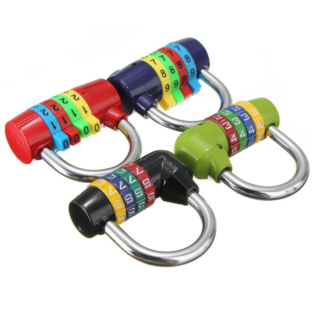 4 Digit Resettable Combination Padlock Travel Luggage Bag Diary Suitcase Code Security Lock - MRSLM