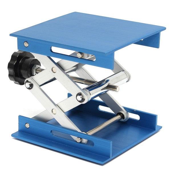 4inch Aluminum Lifting Platforms Stand Rack Scissor Lab-Lifting Oxide Lab Jack Stand Scissor Utility Tools 30KG Max Load - MRSLM