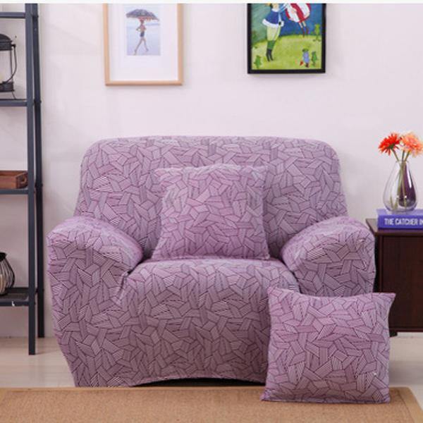 Creative Chair Covers Seater Textile Spandex Strench Flexible Printed Elastic Sofa Couch Cover Furniture Protector With Two Pillow Cases - MRSLM