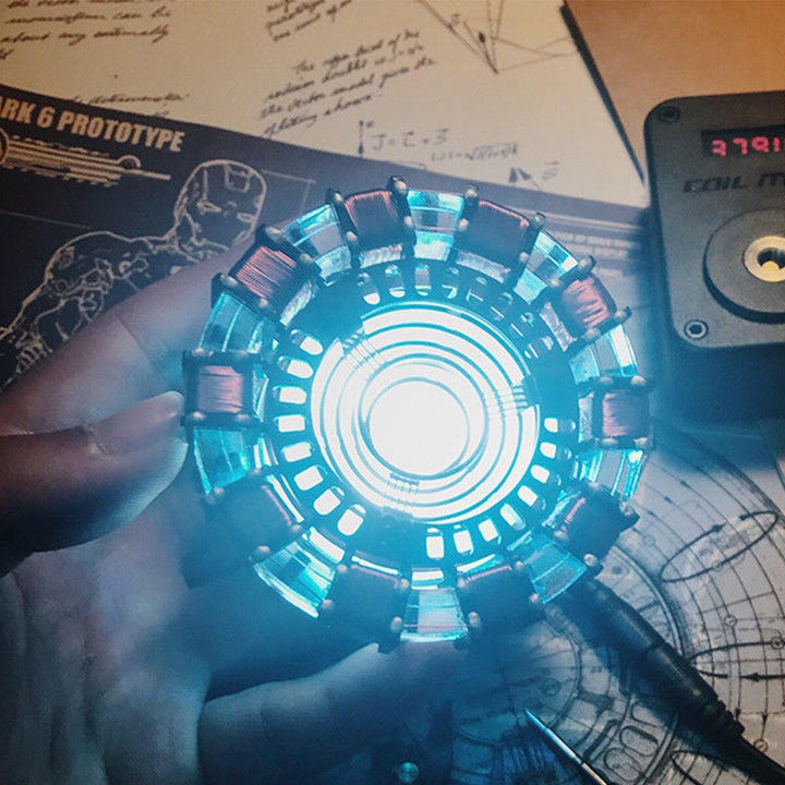 MK1 Acrylic Remote Ver. Tony DIY Arc Reactor Lamp Kit Remote Control Illuminant LED Flash Light Heart Set - MRSLM