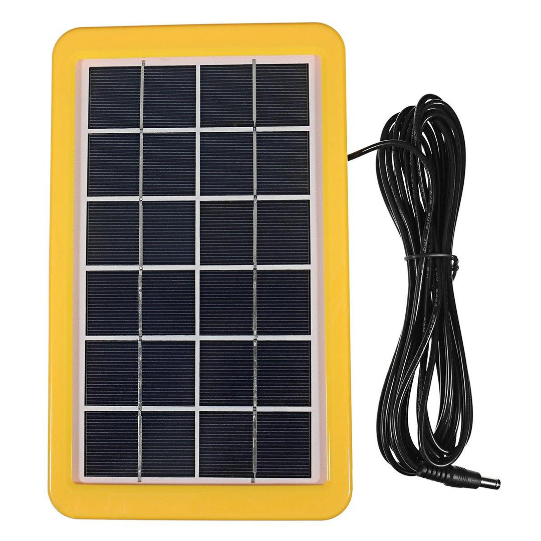 3W Solar Powered System Solar Panel Charging Generator 5V USB Power Generation System with 2 Bulbs - MRSLM