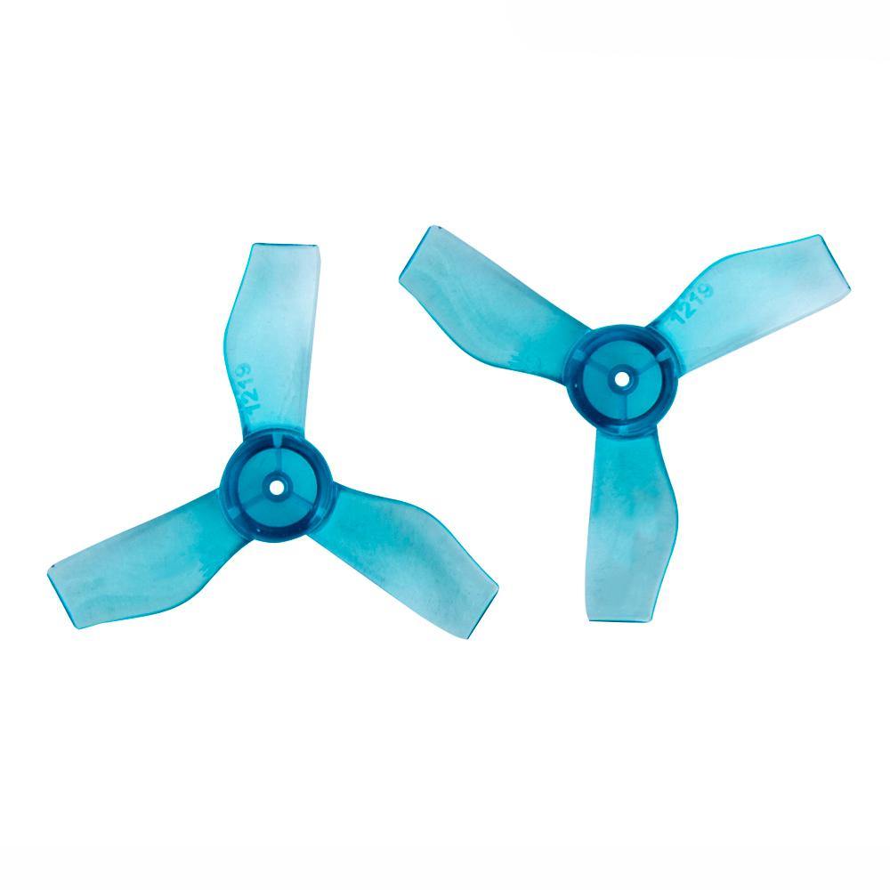 4 Pairs Gemfan 1219 1.2x1.9x3 31mm 1mm Hole 3-blade Propeller for 0703-1103 RC Drone FPV Racing Brushless Motor - MRSLM