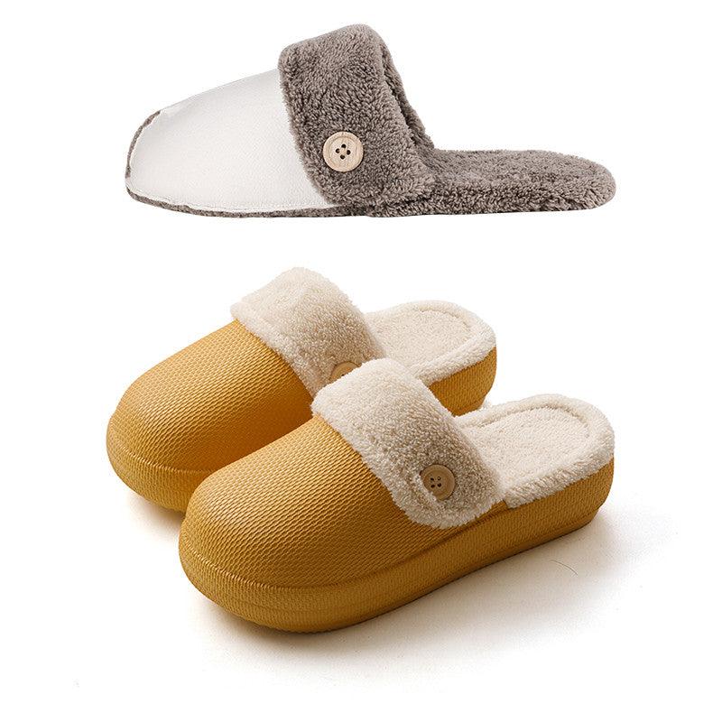 Home Household Couple Non-slip Cotton Slippers - MRSLM