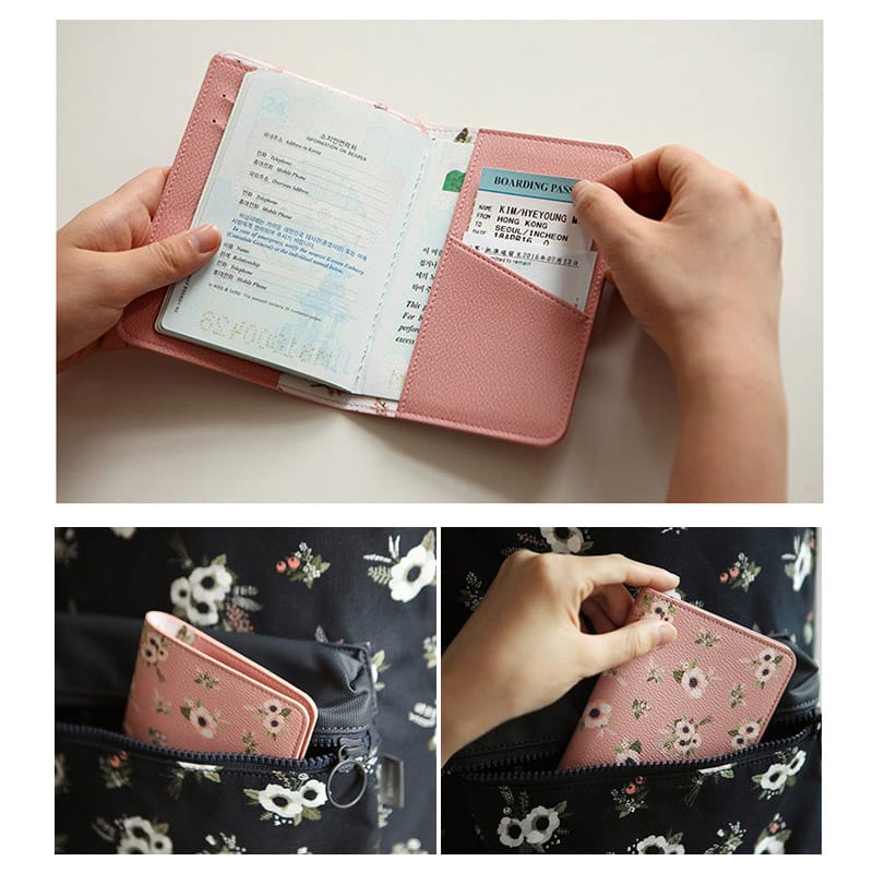 Lovely Small Animals and Plants Passport Cover