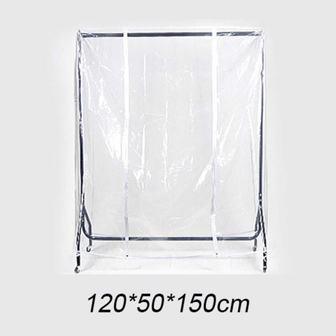 Clear Clothes Rail Cover Dustproof Garment Coat Hanger Protector Storage Net - MRSLM