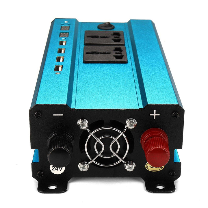 1000W/500W 4USB Interface Solar Power Inverter 12V/24V DC to 220V AC Converter Charger - MRSLM