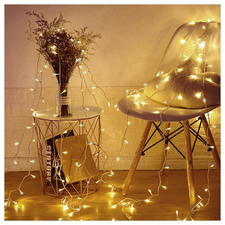 3x3M 300LED Outdoor Christmas Window Curtain String Fairy Wedding Light 110V US - MRSLM