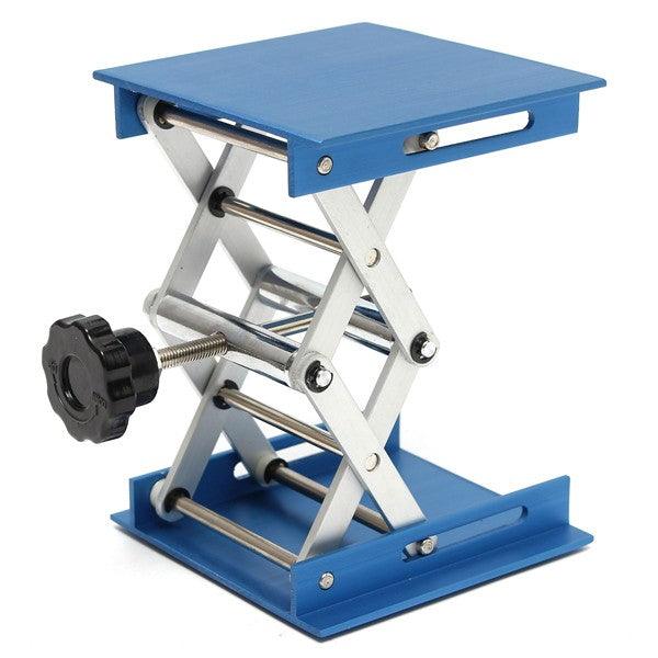 4inch Aluminum Lifting Platforms Stand Rack Scissor Lab-Lifting Oxide Lab Jack Stand Scissor Utility Tools 30KG Max Load - MRSLM