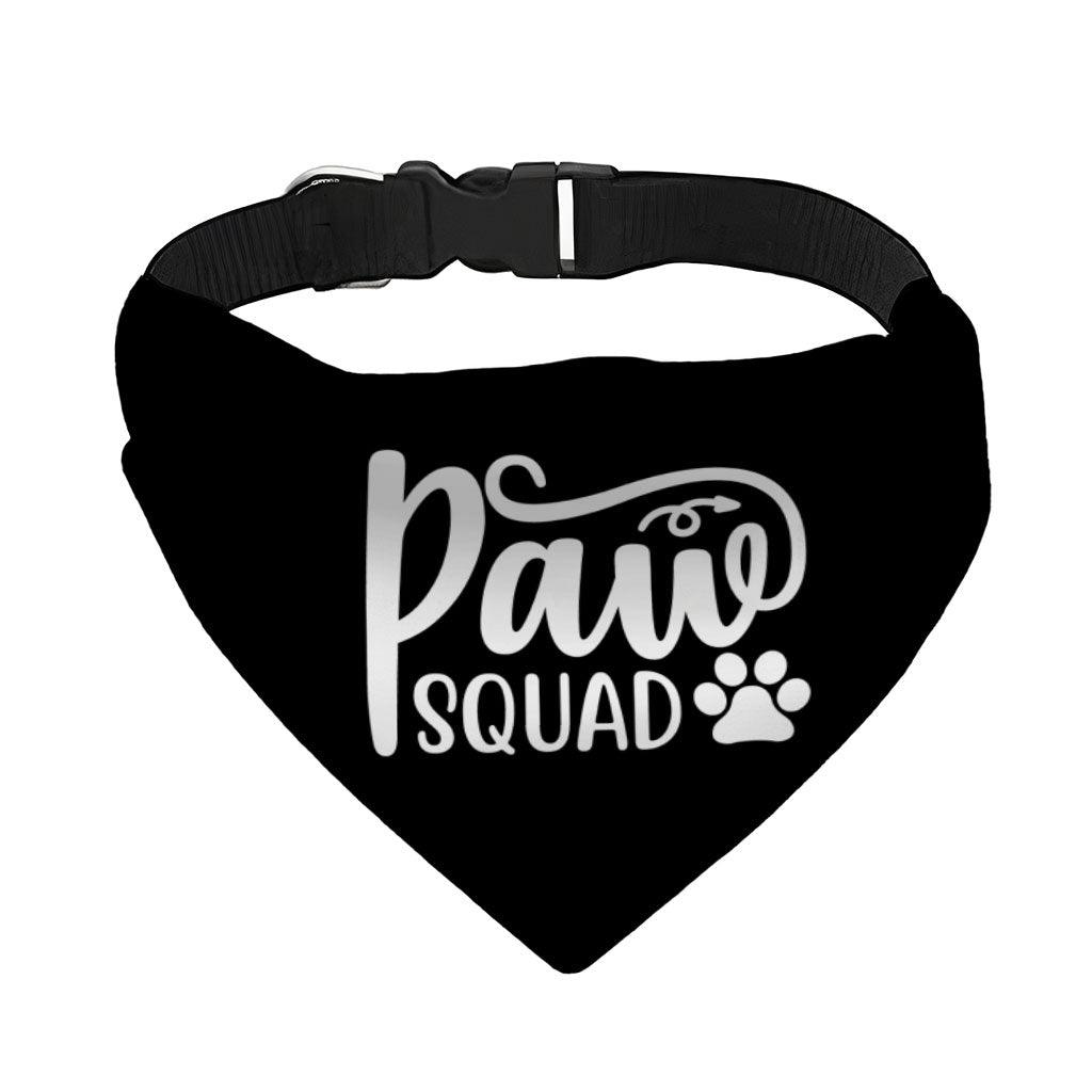 Paw Squad Pet Bandana Collar - Graphic Scarf Collar - Unique Dog Bandana - MRSLM