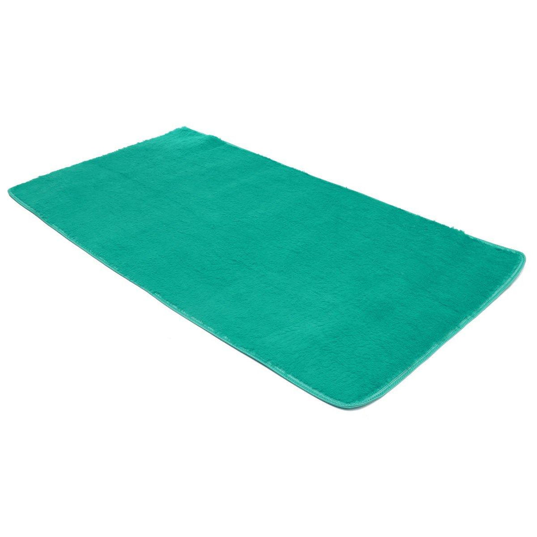 90x160cm Bedroom Short Floss Floor Carpet Mat Soft Shaggy Blanket Non Slip Living Room Rug - MRSLM