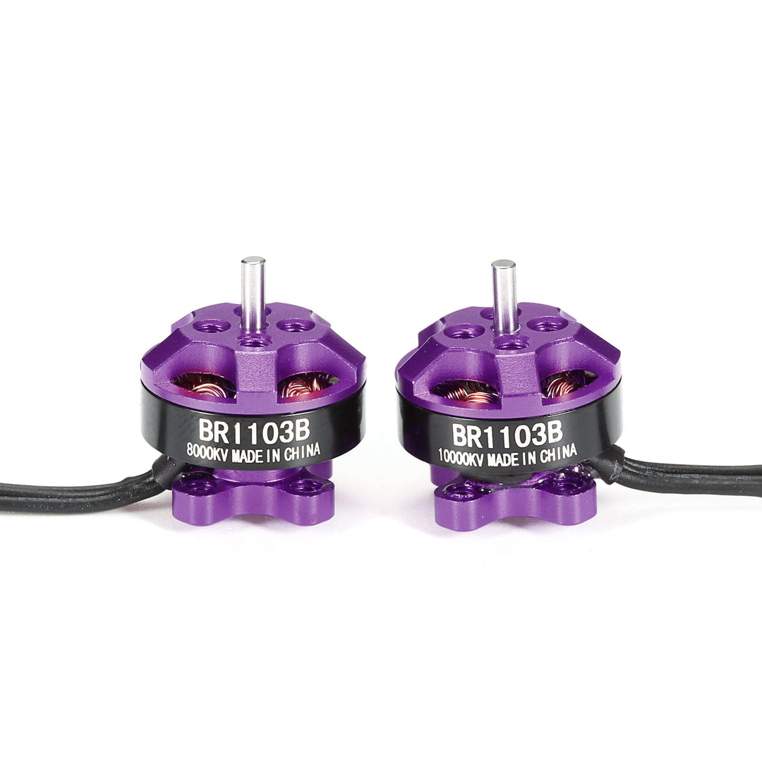 Racerstar Racing Edition 1103 BR1103B 8000KV 10000KV 1-3S Brushless Motor Purple for 50 100 FPV RC Drone - MRSLM