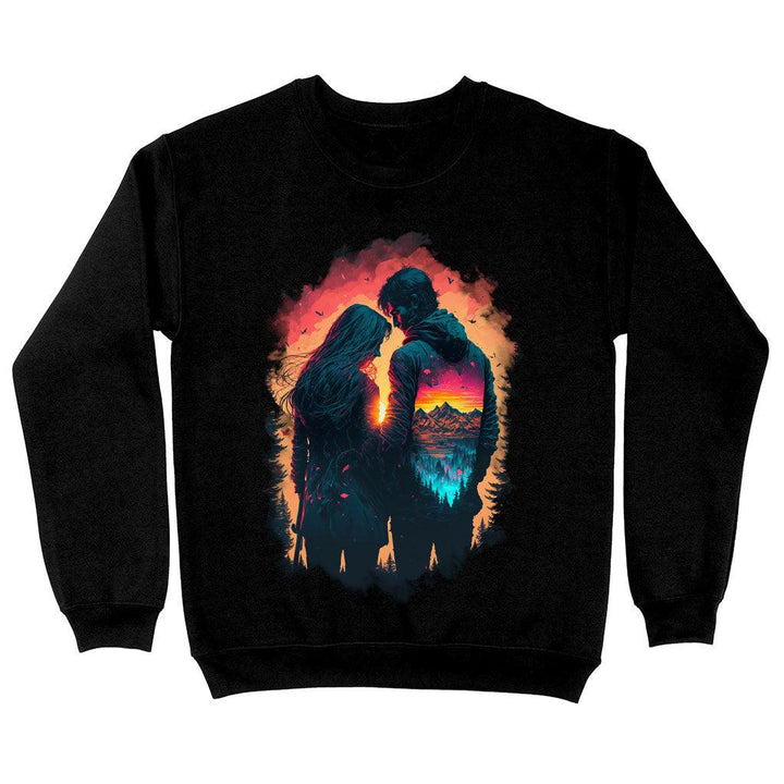 Nature Print Sweatshirt - Couple Crewneck Sweatshirt - Art Sweatshirt - MRSLM