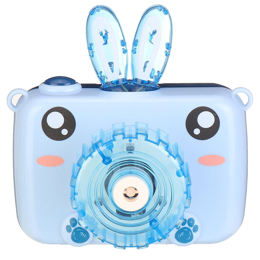 Electric Bubble Camera Children's Cartoon Music Fully-automatic Blowing Soap Bubble Machine Outdoor Children Toys - MRSLM