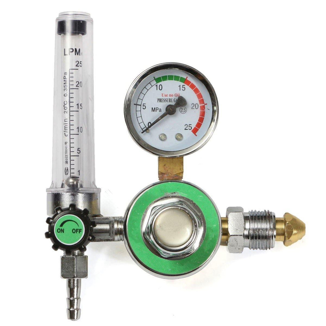 Argon CO2 Gas Mig Tig Flow Meter Welding Weld Regulator Gauge Welder GGA580 Fits - MRSLM