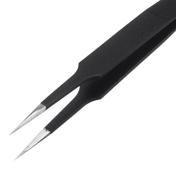 PARON Stainless Steel Anti-static Curved Straight Tip Forceps Precision Soldering Tweezer Electronic ESD Tweezers Tool ESD-10/ESD-11/ESD-12/ESD-13/ESD-14/ESD-15 - MRSLM