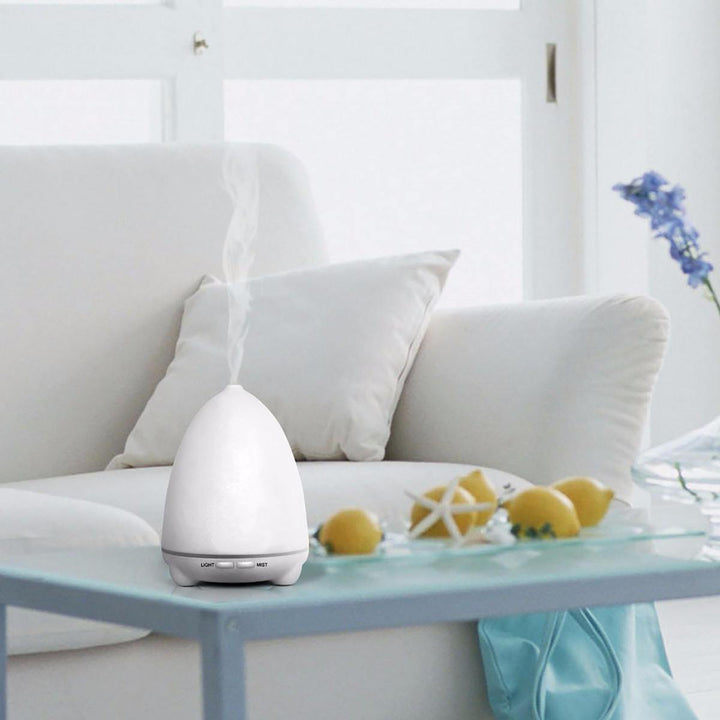 Ultrasonic Essential Oil Diffuser LED Lamp Aroma Air Purifier Color Changing Humidifier - MRSLM