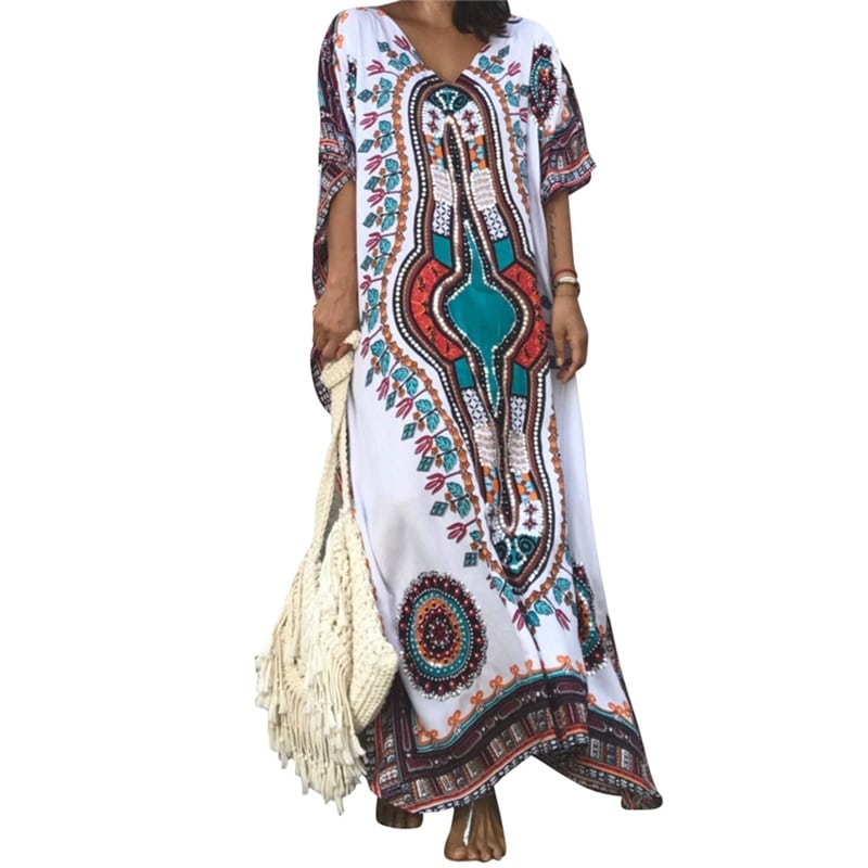 Women's Boho Style Printed Dress