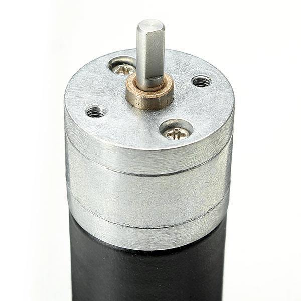 GM25-370 Motor DC 6.0/12.0V Black Brushed Motor 4mm Shaft Diameter Motor - MRSLM