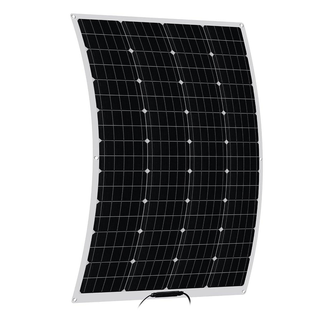 100W 18V Flexible Solar Panel Battery Power Charge Kit For RV Car Boat Camping - MRSLM