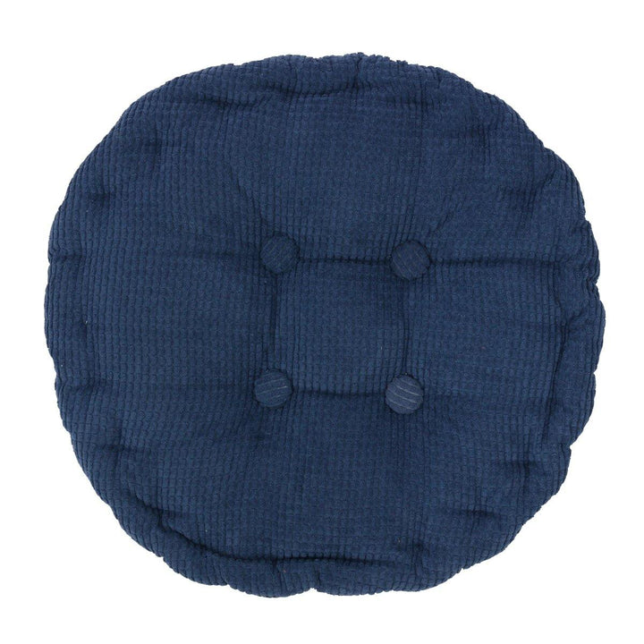 Round Corduroy Chair Pad Cushion Cover Thicker Patio Car Office Seat Sofa Tatami Mat - MRSLM