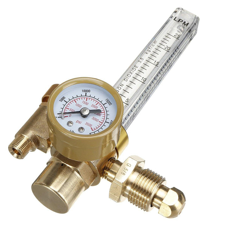 Argon CO2 Mig Tig Flow Meter Auto Pressure Regulator Welding Weld Gauge Gas Welder - MRSLM