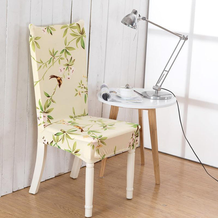 Honana WX-918 Elegant Flower Elastic Stretch Chair Seat Cover Computer Dining Room Home Wedding Decor - MRSLM