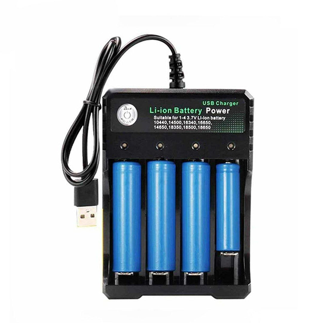 Charger 4 Slot 3.7v Battery Charger Multifunction Charge Universal - MRSLM