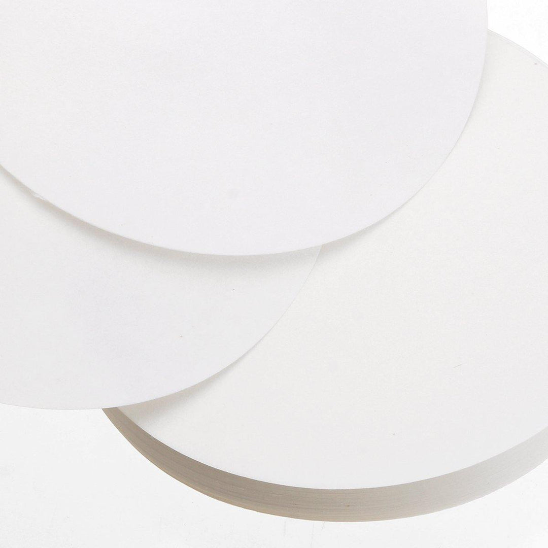 100Pcs/Set 7/9/11/12.5/15/18cm Qualitative Filter Paper Circular Funnel Filter Sheet Fast Speed 20-25um - MRSLM