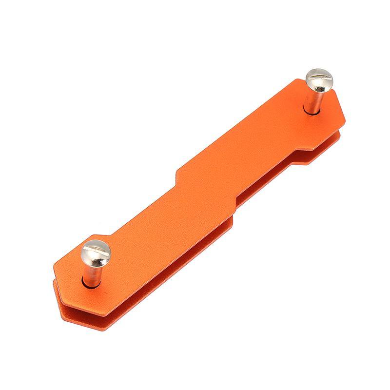 AOTDDOR® Aluminum Double Open Key Clip DIY Keychain Storage EDC Tool - MRSLM