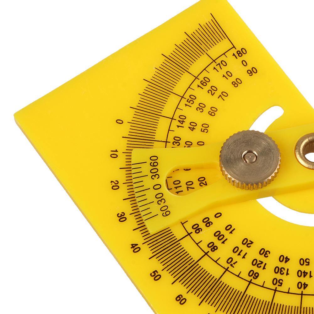 Goniometer Angle Finder Miter Gauge Arm Measuring Ruler Tool Plastic Protractor Hand Tools - MRSLM