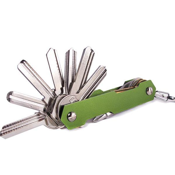 AOTDDOR® Aluminum Double Open Key Clip DIY Keychain Storage EDC Tool - MRSLM