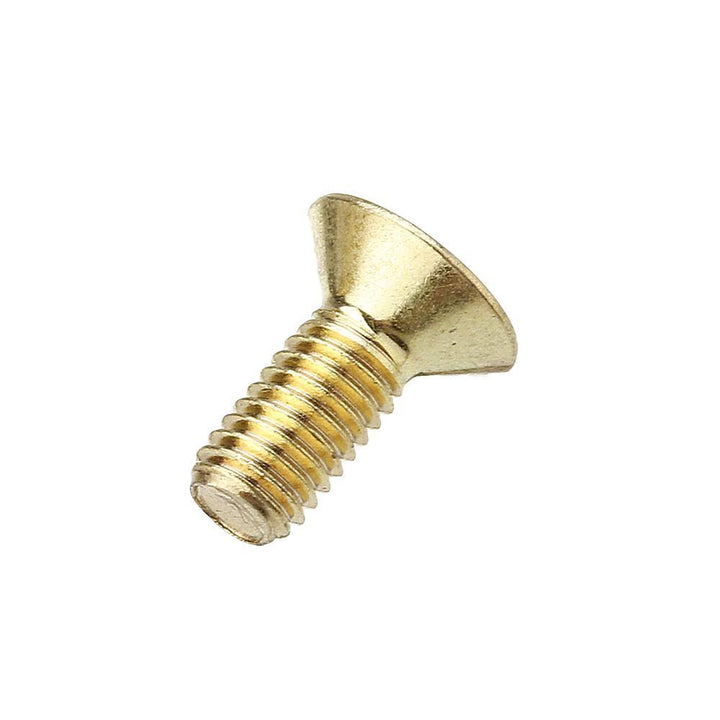 Suleve™ M5AH2 50Pcs Titanium Plated M5 Hex Socket Flat Head Countersunk Screws Alloy Steel 12.9 Grade Screw Bolt M5*12 - MRSLM