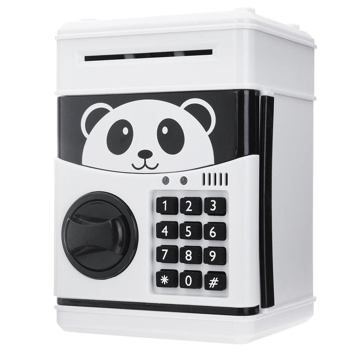 Coins Saving Box Bank Safe Box Automatic Deposit Banknote Christmas Gift Panda Electronic Piggy Bank ATM Password Money Box Cash - MRSLM