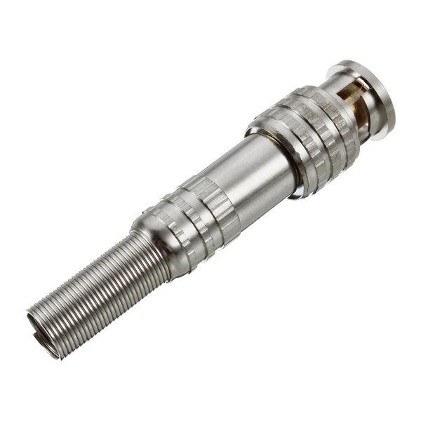 BNC Male Connector for RG-59 Coaxial Cable Brass End Crimp Cable Screwing Camera Free Welding - MRSLM