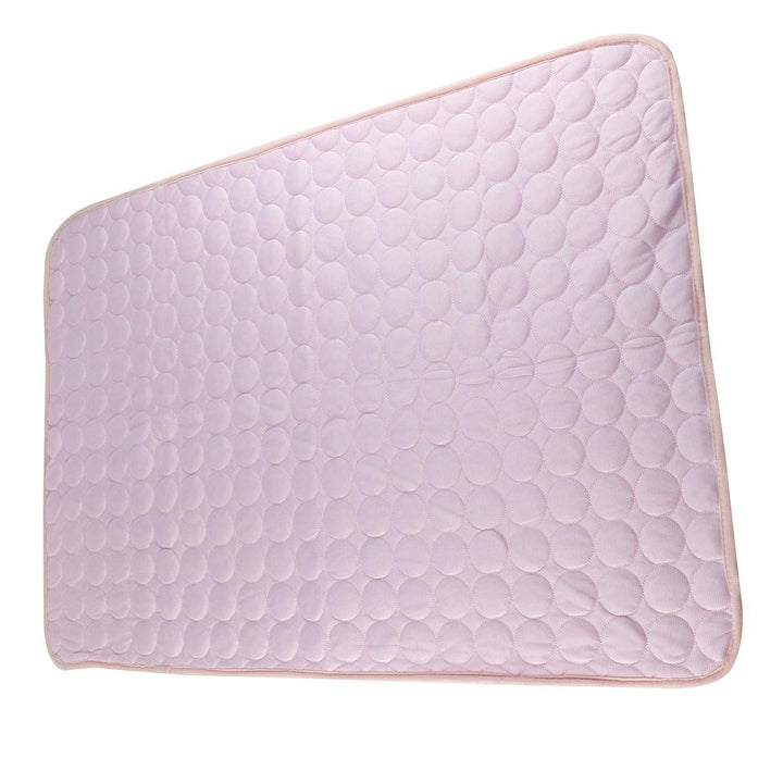 Pink Dog Pet Cat Cooling Mat Summer Cool Bed Pad Cushion Heat Relief Net Cotton Pet Carpet - MRSLM