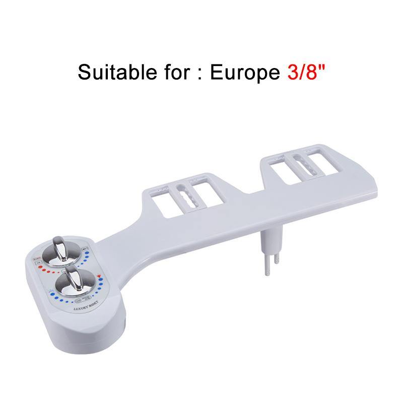 Non-Electric Mechanical Bidet Seat Water Spray Sprinkler Self Bidet Cleaning Device Hot Cold - MRSLM