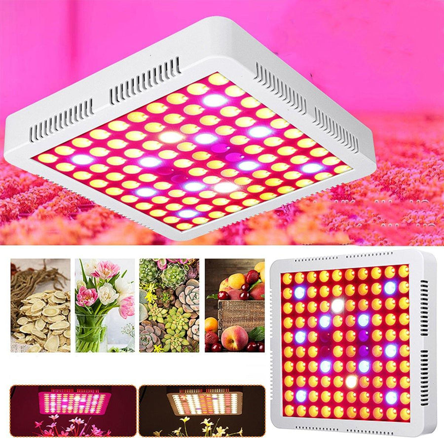 AC85-265V 300W 2 Kinds Spectrum LED Grow Light Cooler Fan Growing Lamp for Indoor Hydroponic Plant - MRSLM