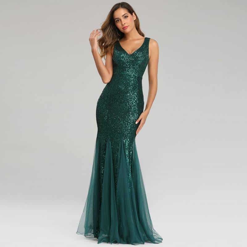 Elegant Mermaid Long Dress for Women