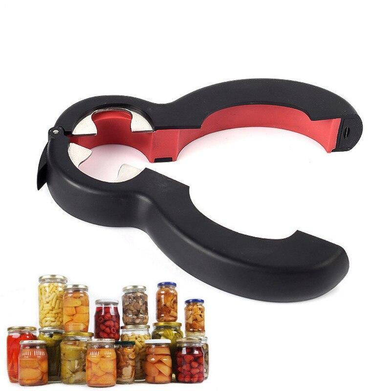 Kitchen Accessories 6 In 1 Multifunctional Canned Beer Bottle Opener Multifunctional Can Opener That Can Unscrew Cans - MRSLM