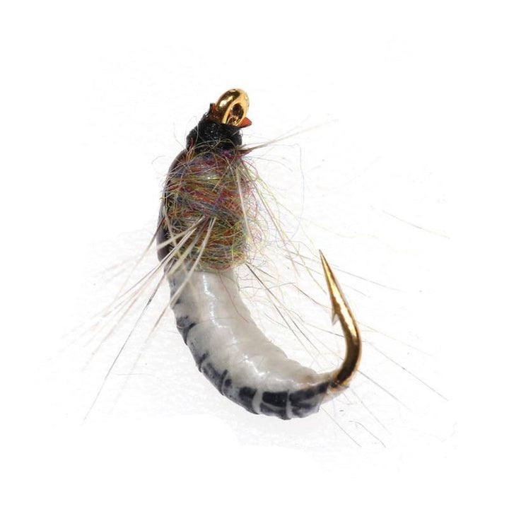 Hot 6Pcs/Set #12 Realistic Nymph Scud Fly for Trout Fishing Artificial Insect Bait Lure Simulated Scud Worm Fishing Lure (1) - MRSLM