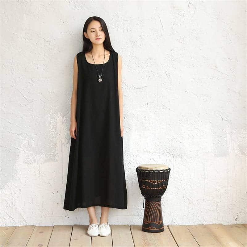 Linen Women's Dress in Casual Style