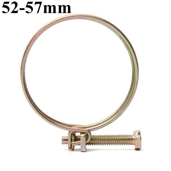 Adjustable Double Wire Water Gas Hose Clamp Pipe Clip Hoop Plumbing Fixture - MRSLM