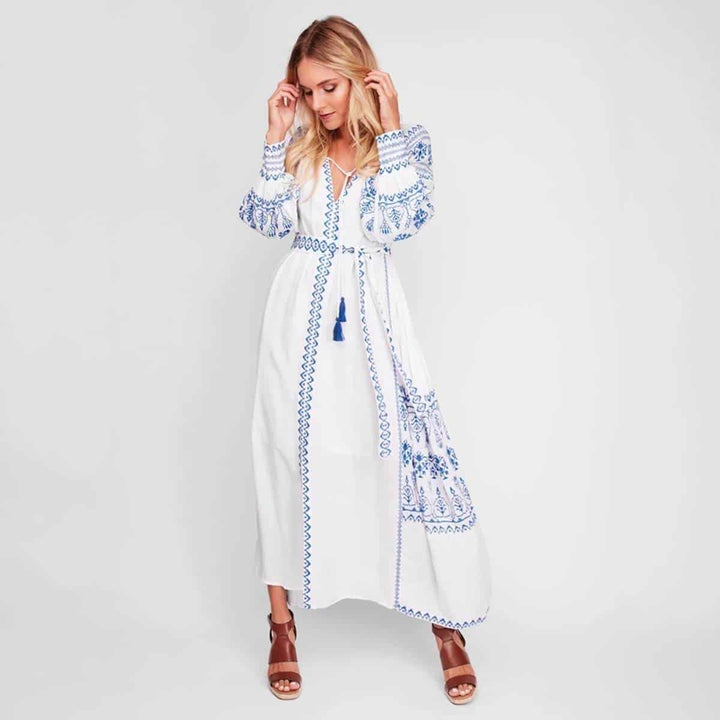 White Maxi Dreaming Dress for Women