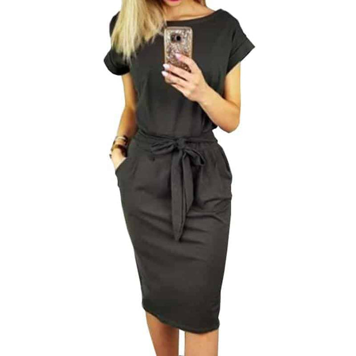 Women's Knee-Length Casual Dress