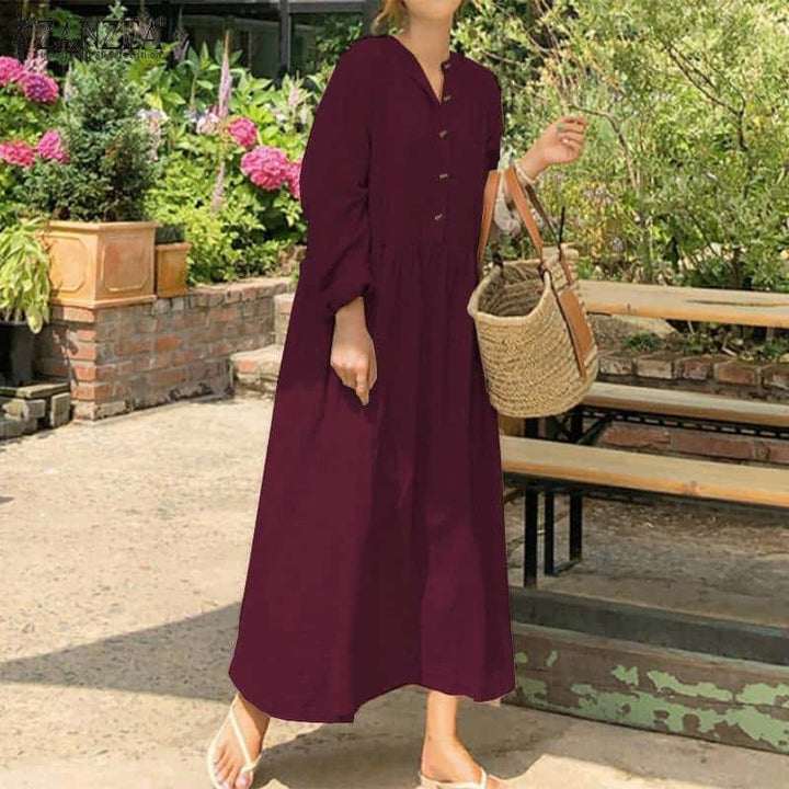 Women's Pure Cotton Maxi Dress