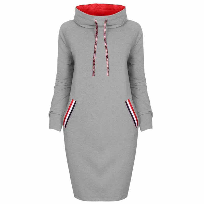 Women's Sport Style Striped Trim Dress