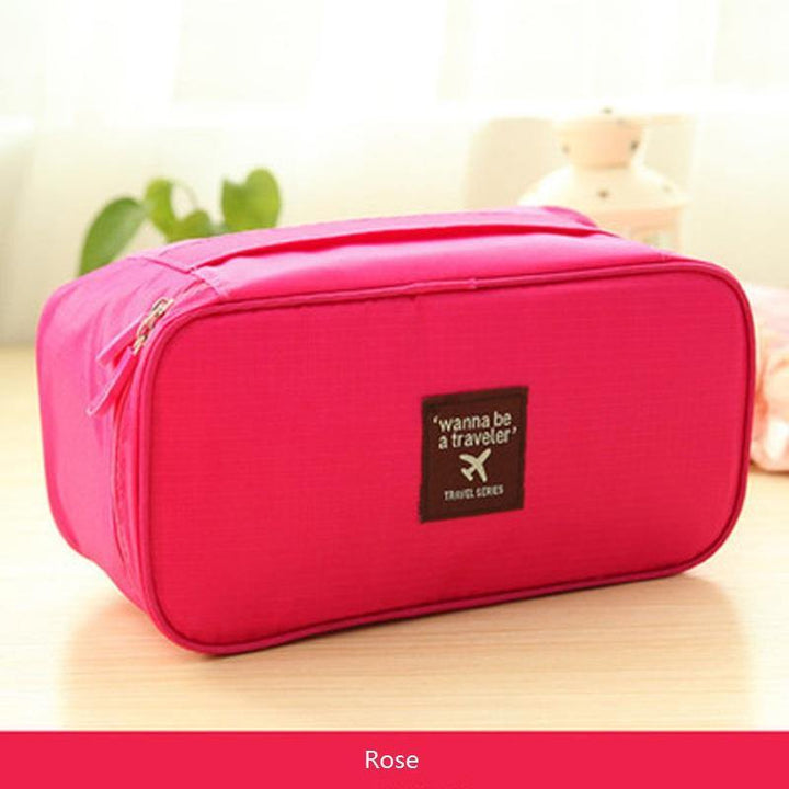 Travel Multi-function Underwear Storage Bag Bra Finishing Package Cosmetic Bag Wash Bag - MRSLM