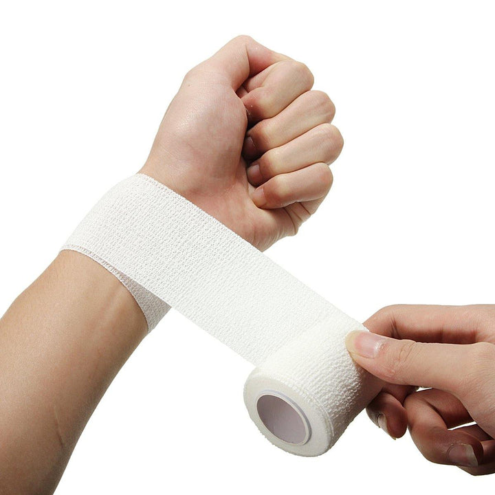 450x5cm Waterproof First Aid Self-Adhesive Elastic Bandage Muscle Care Gauze Tape - MRSLM