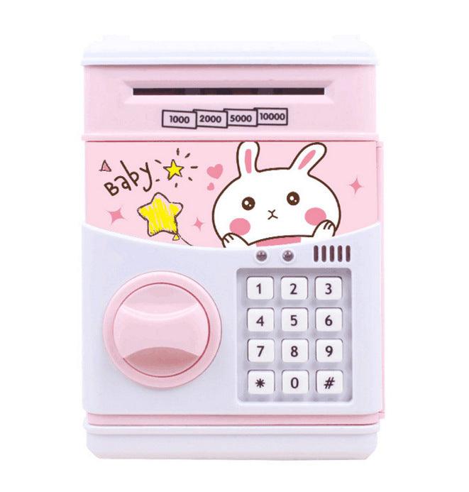 Coins Saving Box Bank Safe Box Automatic Deposit Banknote Christmas Gift Panda Electronic Piggy Bank ATM Password Money Box Cash - MRSLM